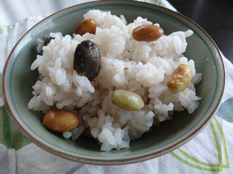 カラフル枝豆ご飯